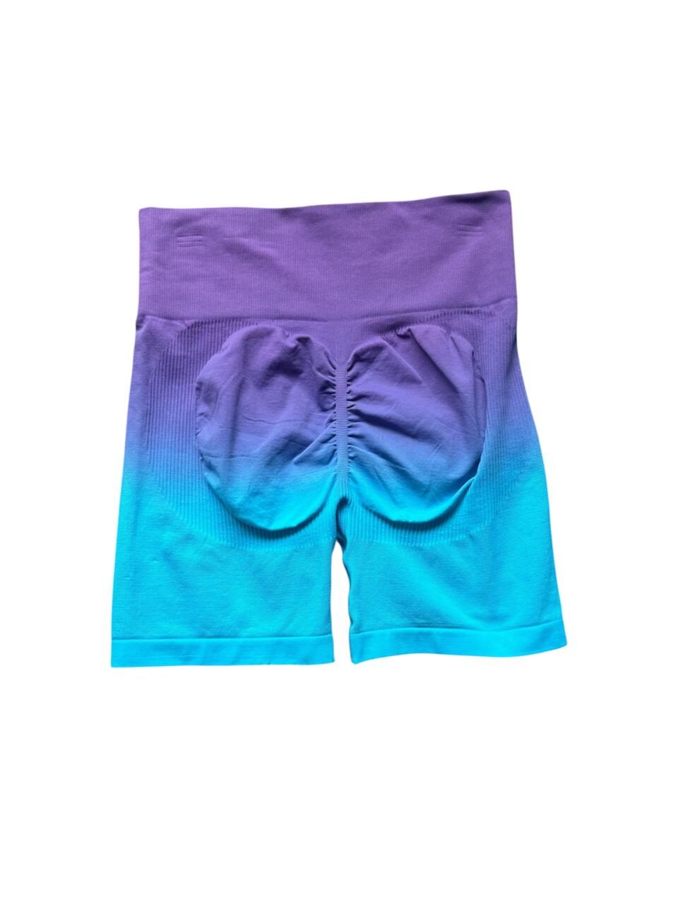Short Deportivo Degradado Morado/Azul - Image 2