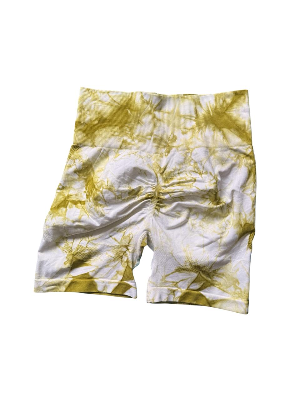 Short Tie-Dye Verde Lima y Blanco - Image 2