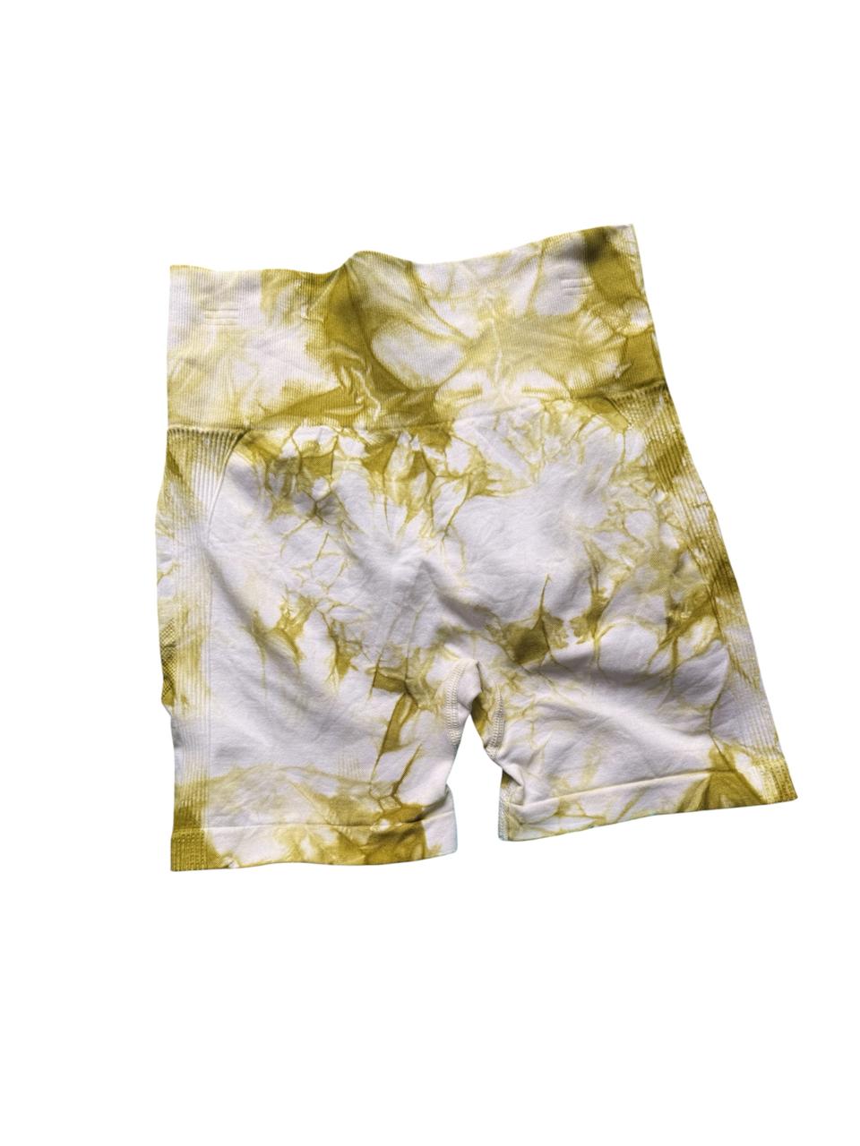Short Tie-Dye Verde Lima y Blanco
